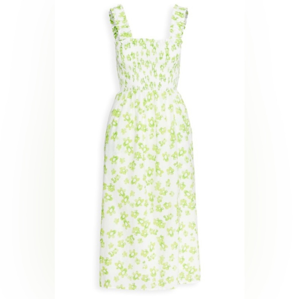 LIKE NEW WAYF Smocked Rashida Dress - Picture 2 of 4